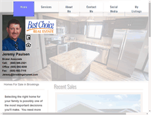 Tablet Screenshot of paulsenhomes.com